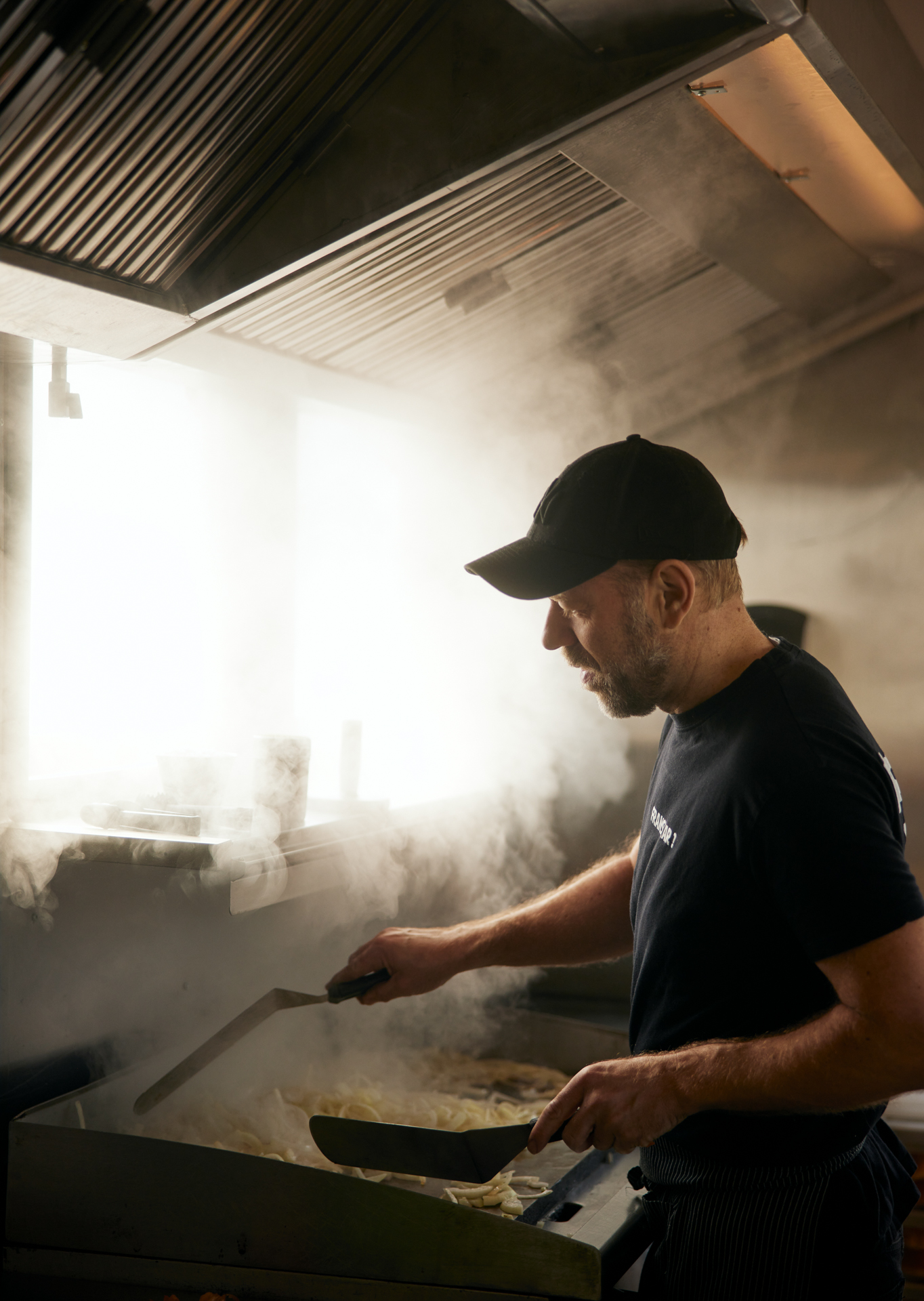 Ostafranskar, Franskar með ostasósu og graslauk